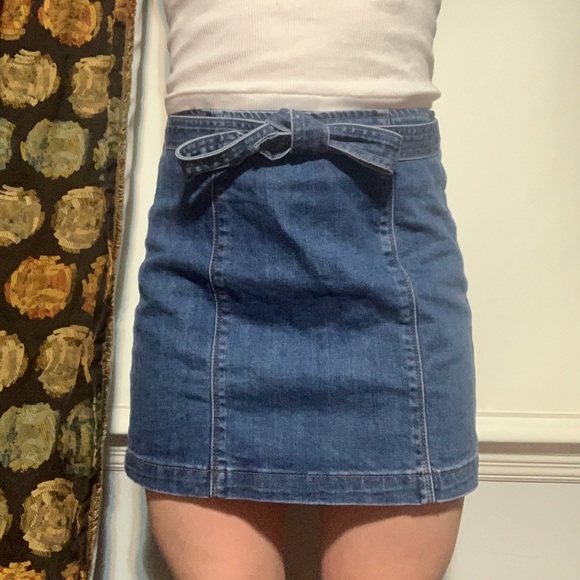 Pacsun Belted Denim Skirt - Picture 7 of 8